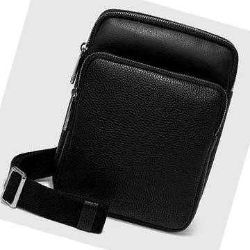 Pánské Pouches Ecco Textureblock Byty Černé | CZ 764EBC